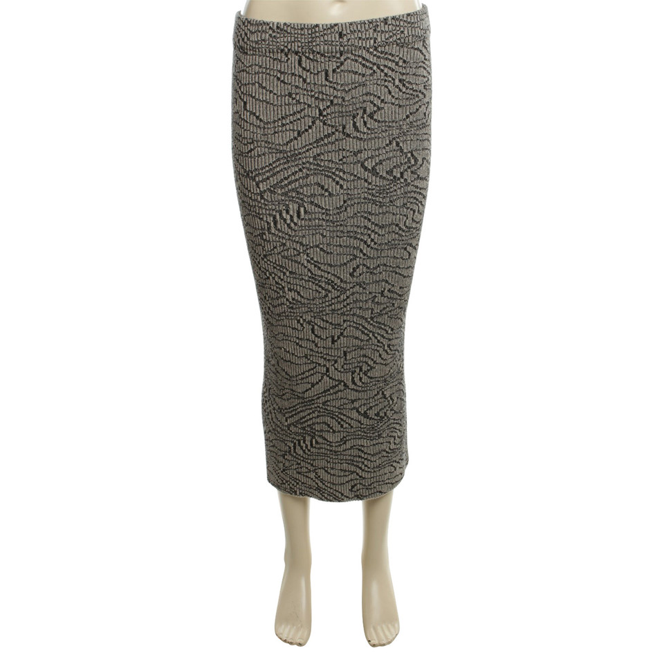 By Malene Birger Knit skirt with pattern