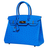 Hermès Birkin Bag 30 en Cuir en Bleu