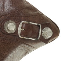 Balenciaga clutch leather