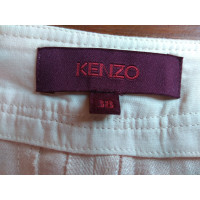 Kenzo Paire de Pantalon en Lin en Rose/pink