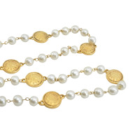 Chanel Ketting Kralen in Goud