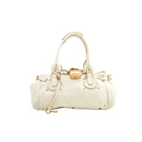 Chloé Paddington Bag in Pelle in Bianco