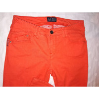 Armani Jeans Jeans en Coton en Orange