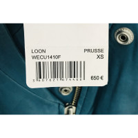 Zadig & Voltaire Jacket/Coat Leather in Blue