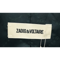 Zadig & Voltaire Jas/Mantel Leer in Blauw