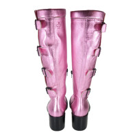 A. F. Vandevorst Stiefel aus Leder in Rosa / Pink