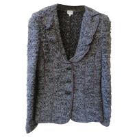 Armani Collezioni Bouclé blazer in grey