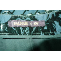 Balmain X H&M Trousers Silk in Green