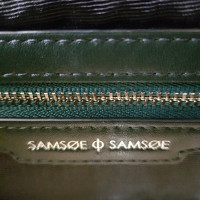 Samsøe & Samsøe Umhängetasche aus Leder in Schwarz