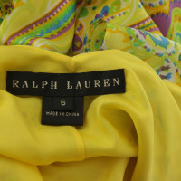 Ralph Lauren Black Label Abito in seta con motivo
