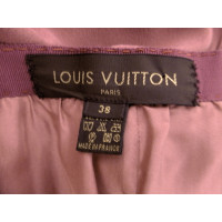 Louis Vuitton Rock aus Seide in Nude