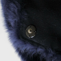 Giorgio Armani Jacket/Coat Fur in Blue