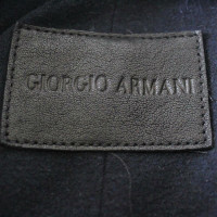 Giorgio Armani Giacca/Cappotto in Pelliccia in Blu