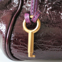 Chloé Tote bag Patent leather in Violet