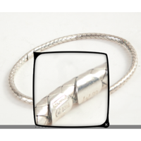 Bottega Veneta Armreif/Armband aus Silber in Silbern