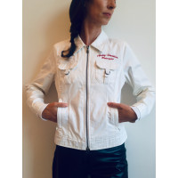 Harley Davidson Jacket/Coat Cotton in White