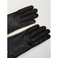 Gucci Gloves Leather in Black