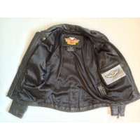 Harley Davidson Jacket/Coat Leather in Black