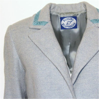 Blumarine Jacke/Mantel aus Wolle in Blau