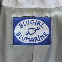 Blumarine Jacke/Mantel aus Wolle in Blau