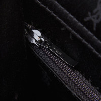 Yves Saint Laurent Handtasche aus Baumwolle in Schwarz