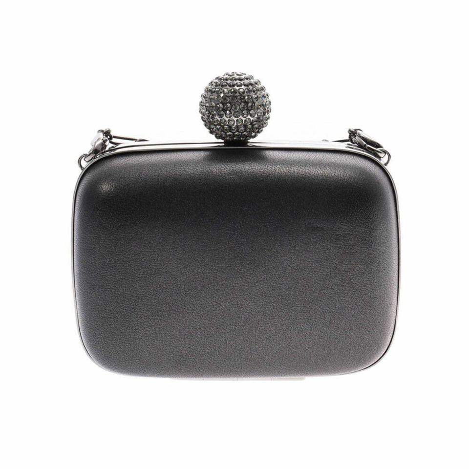 Daniel Swarovski Clutch Bag Leather in Black