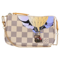 Louis Vuitton "Mini Pochette Accessories Damier Azur Canvas"