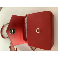 Tory Burch Clutch Bag Leather in Red