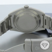Rolex Armbanduhr aus Stahl in Violett