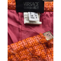 Versace Jupe en Laine en Orange