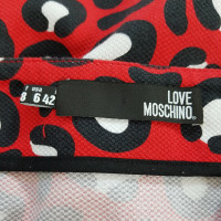 Moschino Love Gonna in Cotone in Rosso