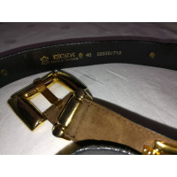 Escada Riem Leer in Bruin