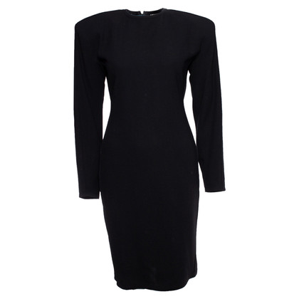 Gianni Versace Dress Wool in Black