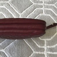 D&G Clutch aus Leder in Bordeaux