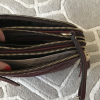 D&G Clutch Bag Leather in Bordeaux