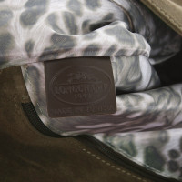 Longchamp Handtasche aus Leder in Oliv