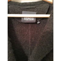 Aspesi Jas/Mantel Wol in Zwart