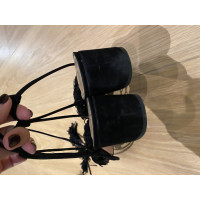 Aquazzura Sandals Suede in Black