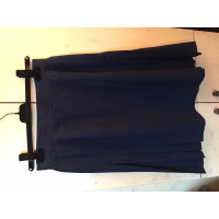 Yves Saint Laurent Skirt Wool in Blue