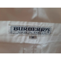 Burberry Pantaloncini in Cotone in Bianco