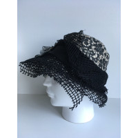 Dolce & Gabbana Hut/Mütze aus Seide in Grau