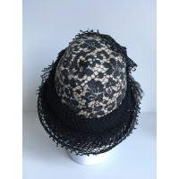 Dolce & Gabbana Hut/Mütze aus Seide in Grau