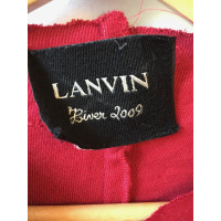 Lanvin Kleid aus Wolle in Rot