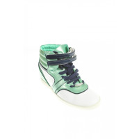 Sergio Rossi Sneakers aus Leder in Grün