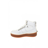Neil Barrett Sneakers aus Leder in Weiß