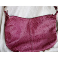 Furla Shopper Leer in Fuchsia