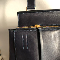 Céline Edge Bag Leather in Blue