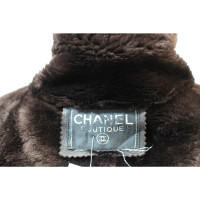 Chanel Veste/Manteau en Fourrure en Marron