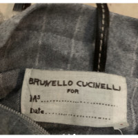 Brunello Cucinelli Handtasche aus Kaschmir in Beige