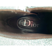 Christian Dior Ankle boots Leather in Brown